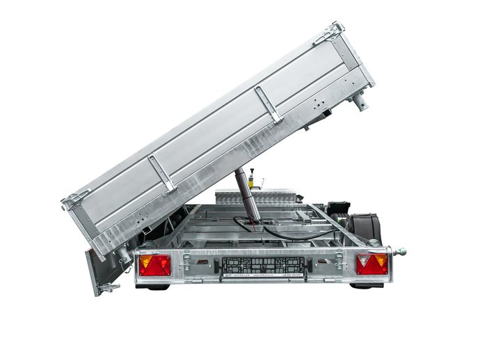 REMOLQUE BASCULANTE HIDRÁULICO 3 EJES 400×200 UNITRAILER TASKER 400 / 3C 3500 KG - Imagen 6