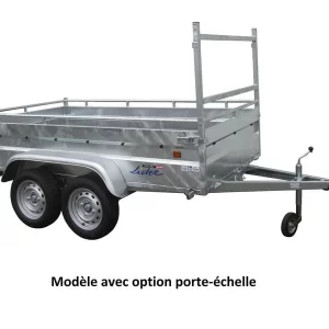 Remolque Lider Robusto 39394 2 ejes-2,50 m - 750 Kg