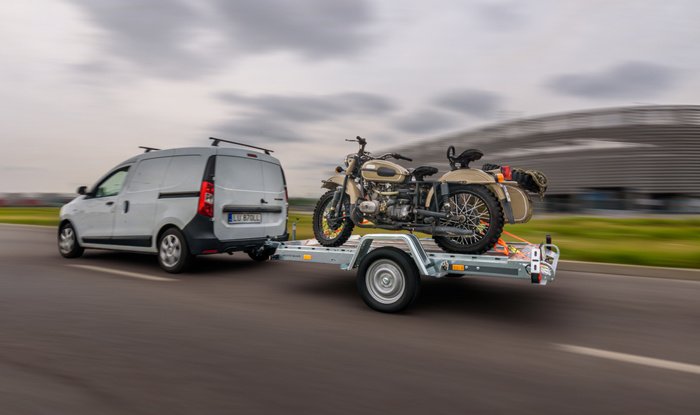 Portador plegable de la motocicleta del remolque de la barra de tiro / portador 266 de la bici del patio 750 kilogramos - Imagen 4
