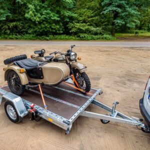 Portador plegable de la motocicleta del remolque de la barra de tiro / portador 266 de la bici del patio 750 kilogramos