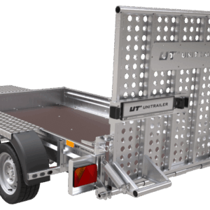 Remolque de construcción para el transporte de una miniexcavadora - UNITRAILER STARK 3 260
